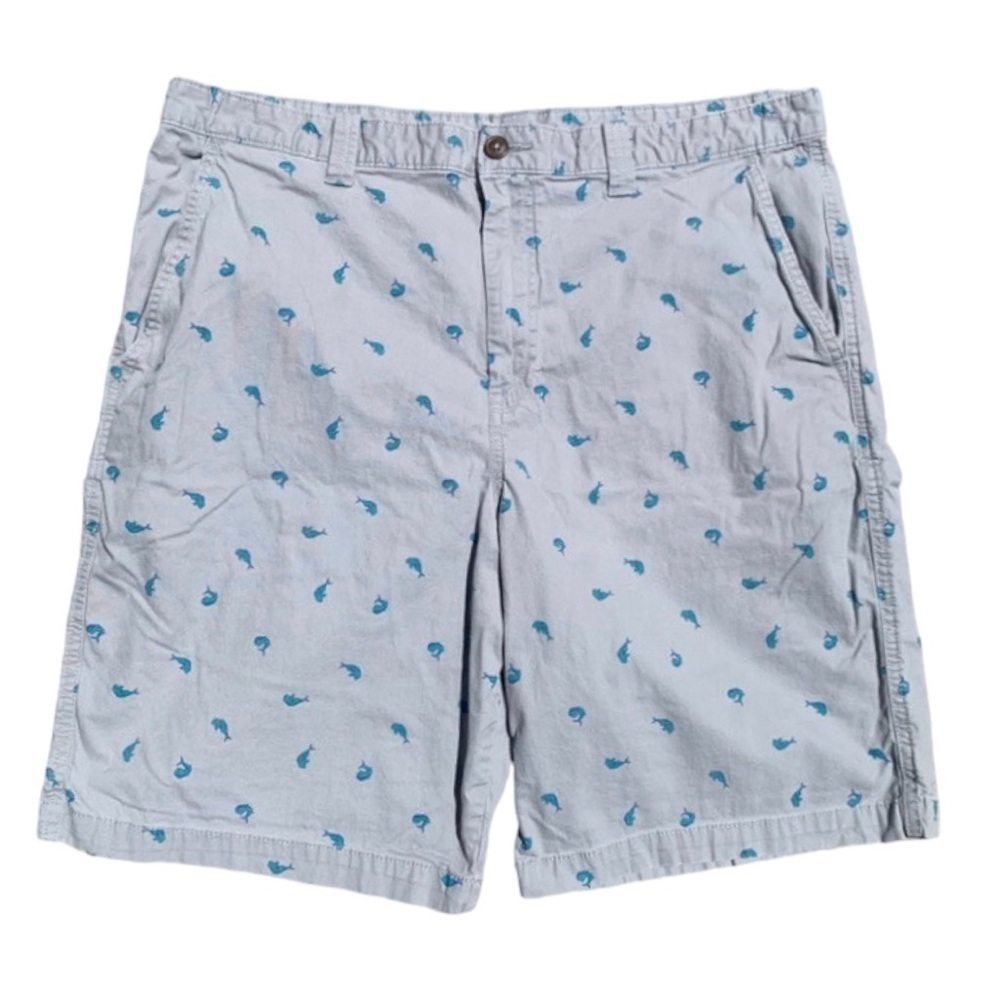 MAGELLAN OUTDOORS Grey Gray Blue Whale Short Men 38W